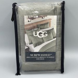 UGG Surfwashed 1-Pc Body Pillow/King Pillow Sham Pillowcase In Green